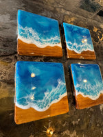 Load image into Gallery viewer, Monday 7/27/26 6pm- Choose Your Project- Ocean Resin Art Class
