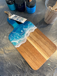 Monday 3/3/25- Resin Class-Small Acacia Board 6pm