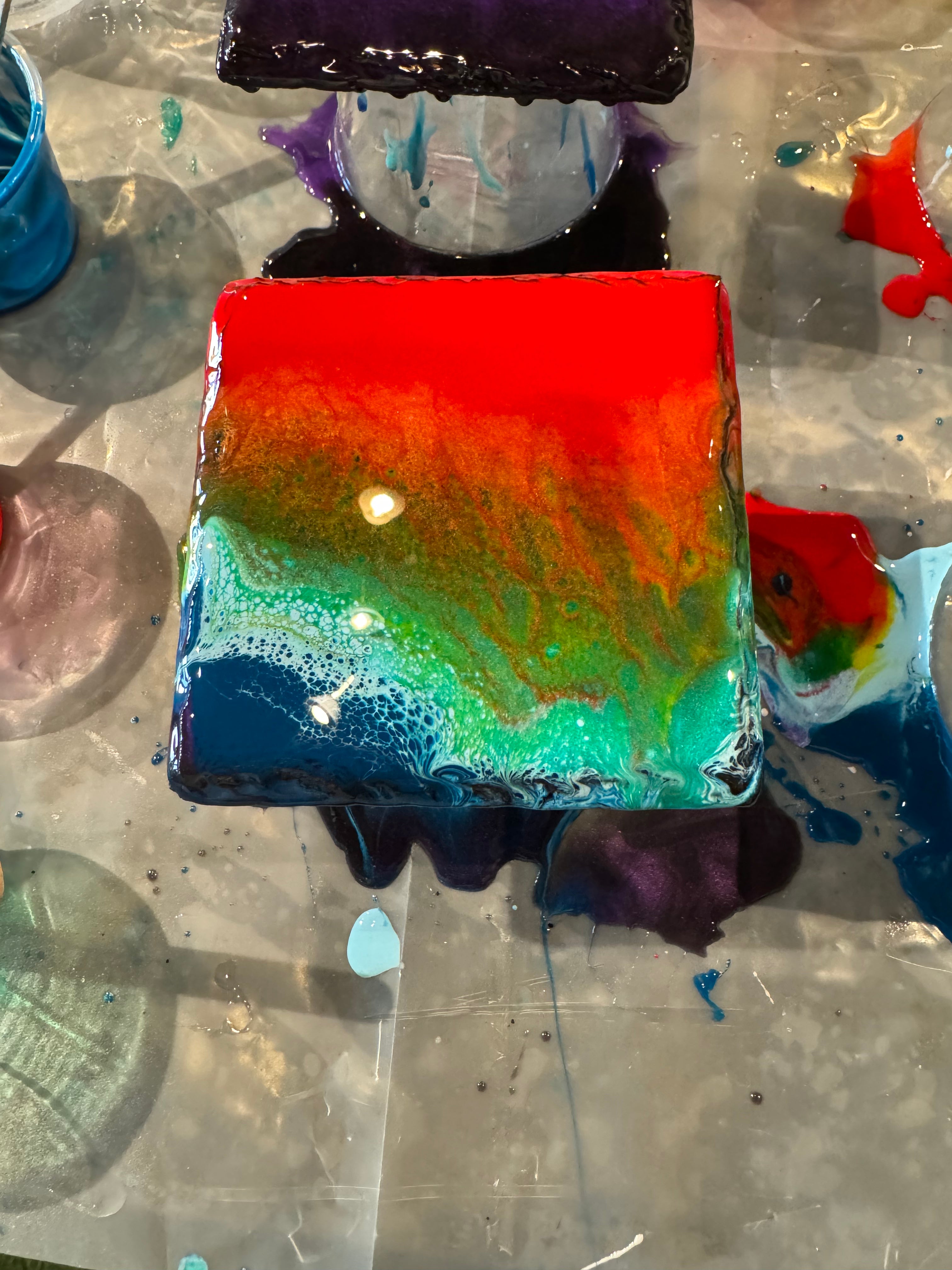 Wednesday 1/1/25 3pm Resin Class - Coaster Set