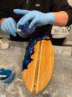 Load image into Gallery viewer, Monday 7/6/26 6pm Resin Class - Bamboo Surfboard
