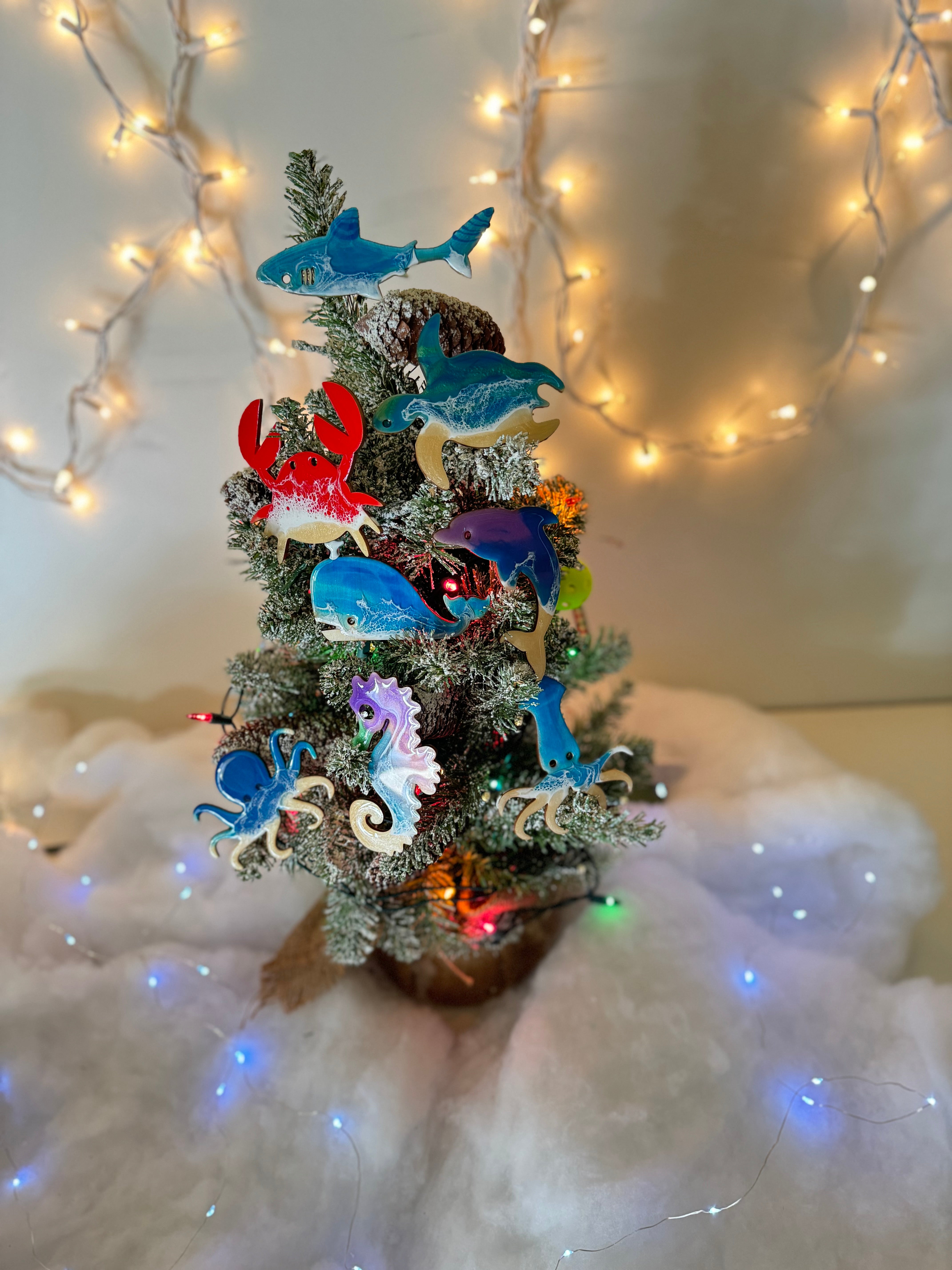 Saturday 12/13/25 11am Resin Class - Sea Creature Ornaments