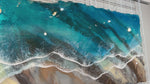Load and play video in Gallery viewer, One of a kind Resin wall art 24”x72”
