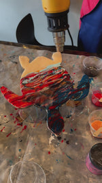 Load and play video in Gallery viewer, Tuesday 8/11/26 6pm Resin Class - Turtle Wall Art
